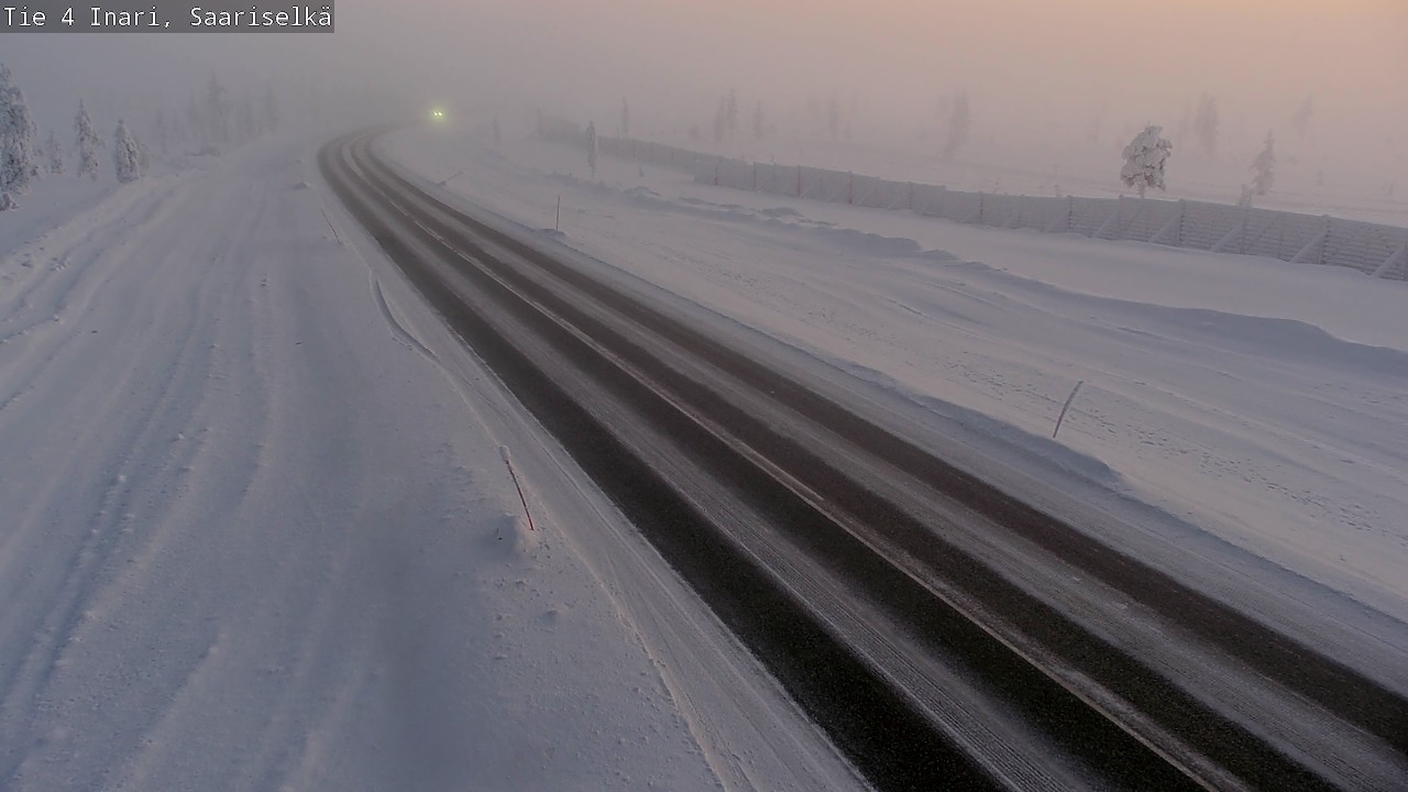 Kelikamerat Kuva Tie 4 Inari, Saariselkä, Kaunispää, Inari, Lappi