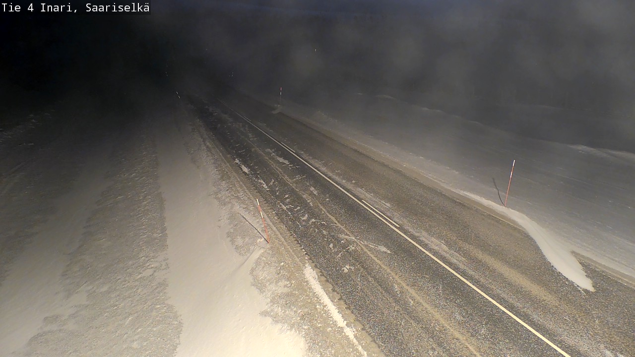 Kelikamerat Kuva Tie 4 Inari, Saariselkä, Kaunispää, Inari, Lappi