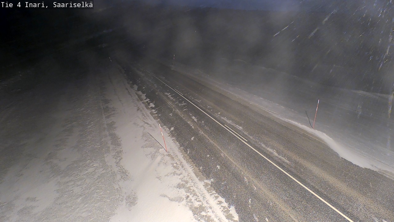 Kelikamerat Kuva Tie 4 Inari, Saariselkä, Kaunispää, Inari, Lappi