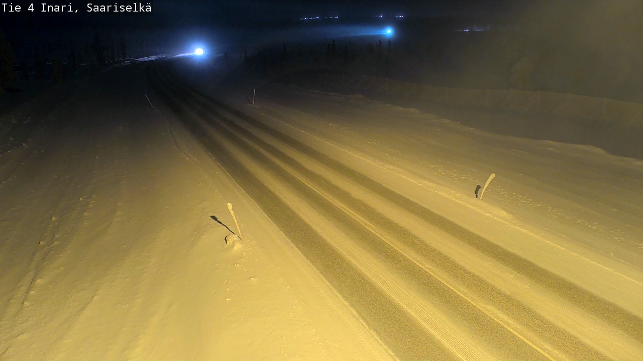 Kelikamerat Kuva Tie 4 Inari, Saariselkä, Kaunispää, Inari, Lappi