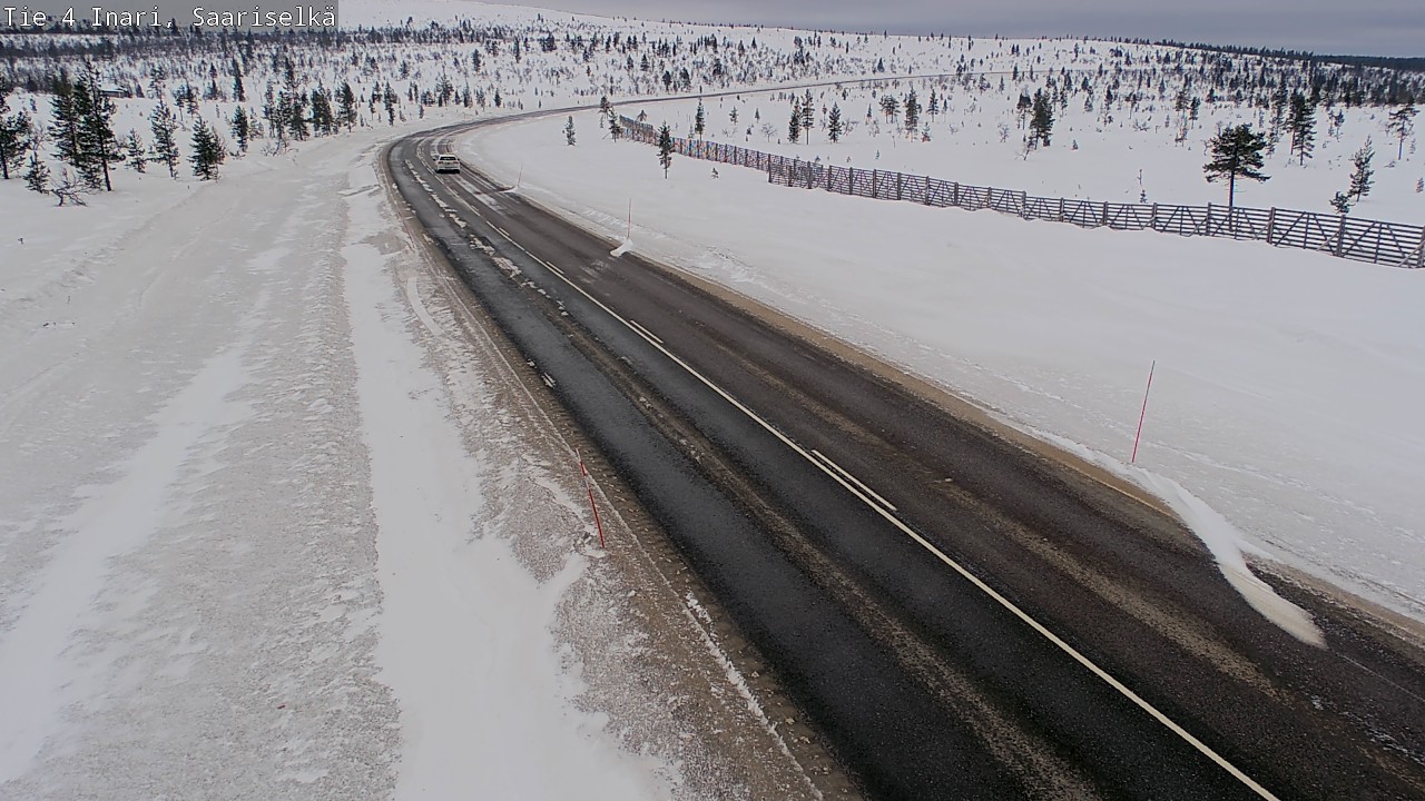 Kelikamerat Kuva Tie 4 Inari, Saariselkä, Kaunispää, Inari, Lappi