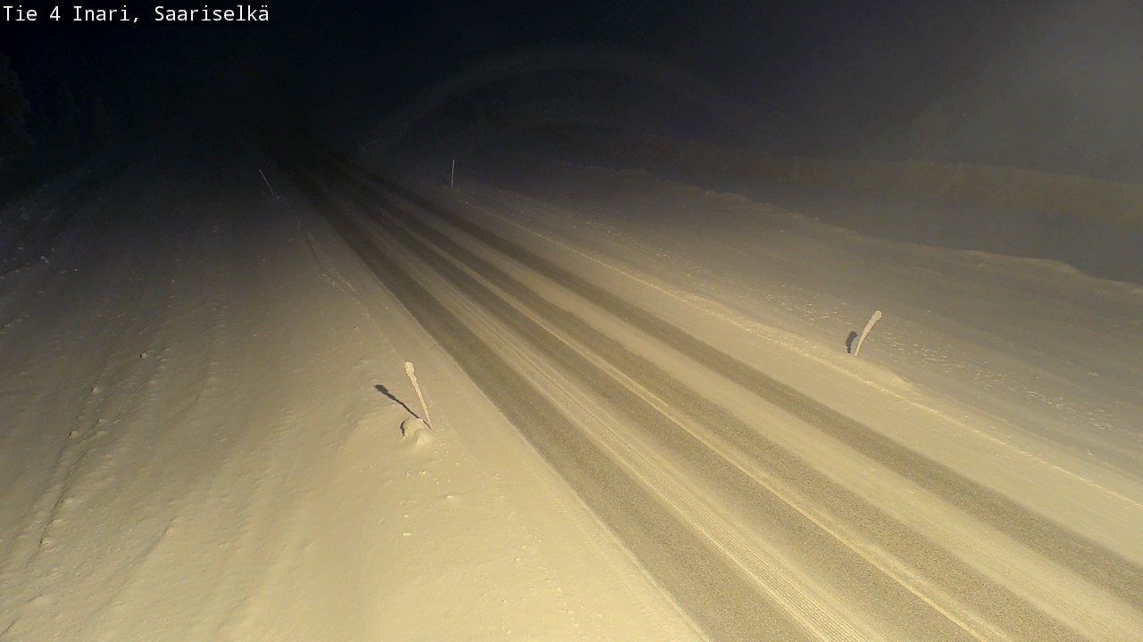 Kelikamerat Kuva Tie 4 Inari, Saariselkä, Kaunispää, Inari, Lappi
