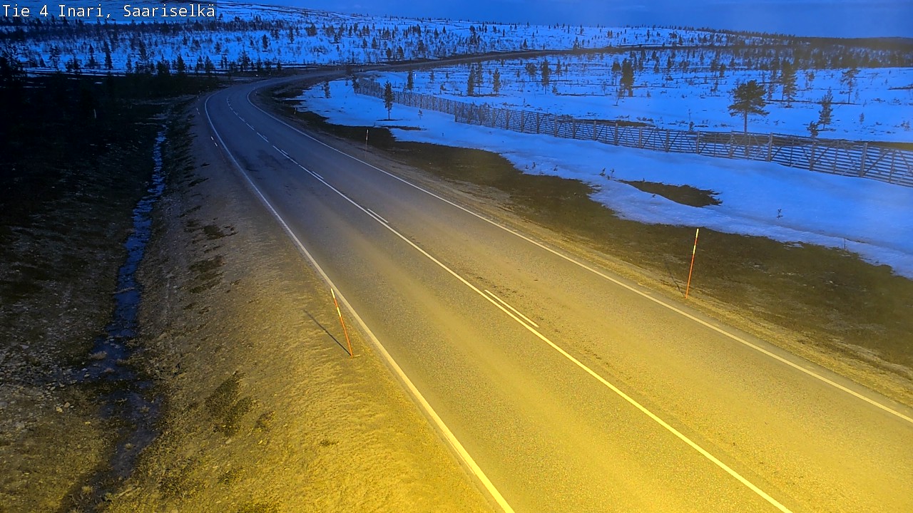 Kelikamerat Kuva Tie 4 Inari, Saariselkä, Kaunispää, Inari, Lappi