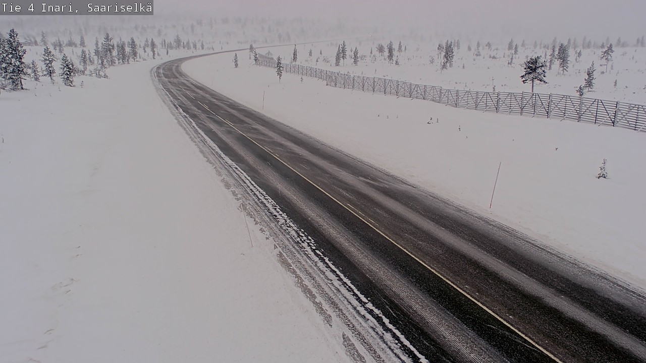 Kelikamerat Kuva Tie 4 Inari, Saariselkä, Kaunispää, Inari, Lappi