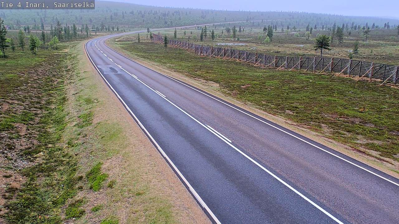 Kelikamerat Kuva Tie 4 Inari, Saariselkä, Kaunispää, Inari, Lappi