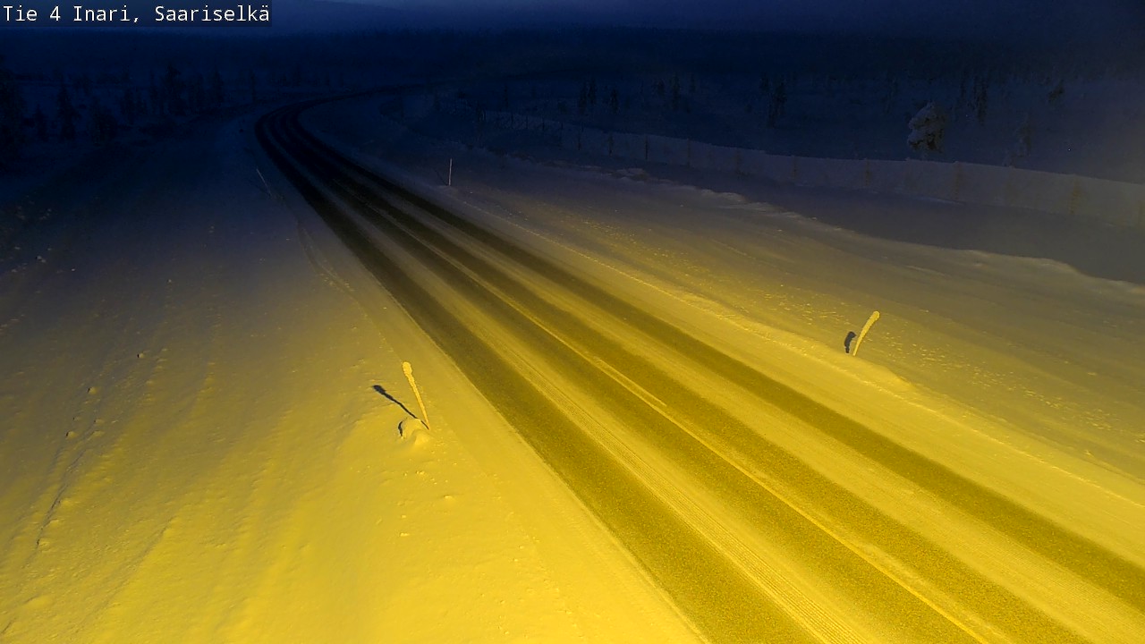 Kelikamerat Kuva Tie 4 Inari, Saariselkä, Kaunispää, Inari, Lappi