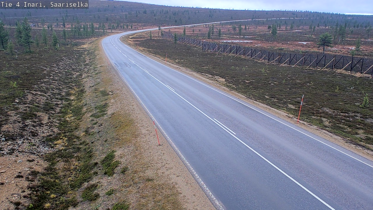 Kelikamerat Kuva Tie 4 Inari, Saariselkä, Kaunispää, Inari, Lappi