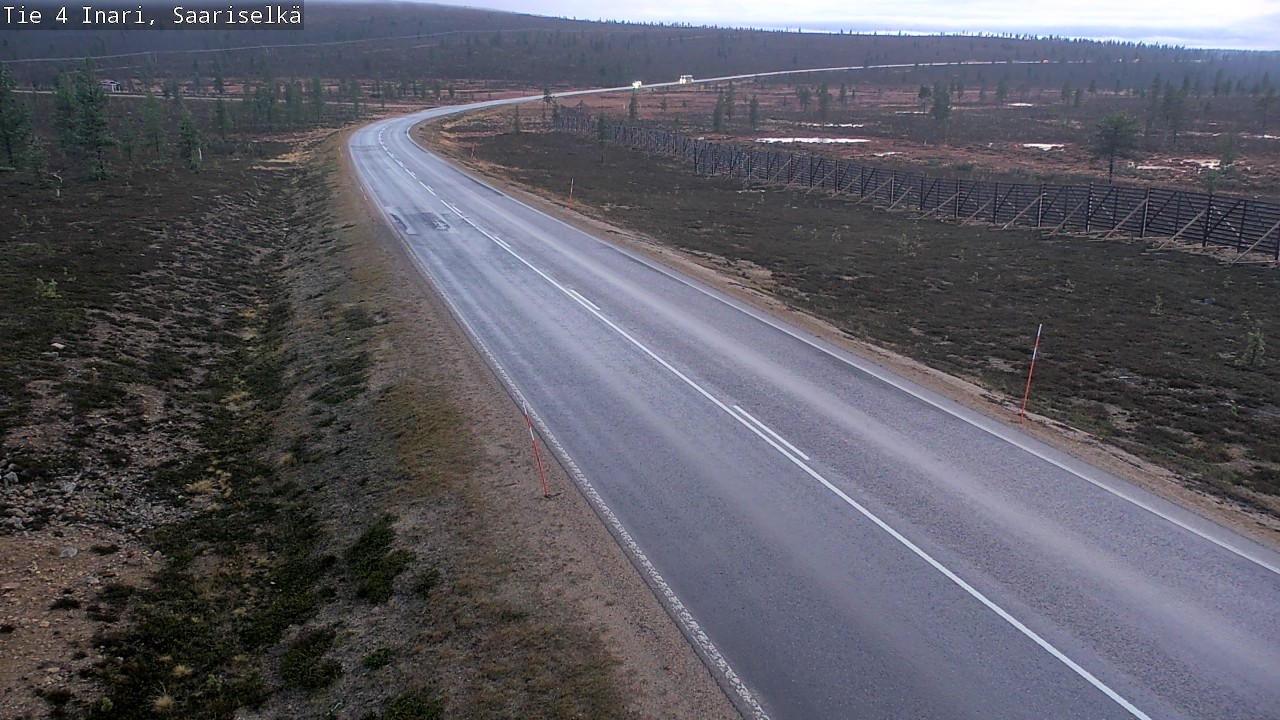 Kelikamerat Kuva Tie 4 Inari, Saariselkä, Kaunispää, Inari, Lappi