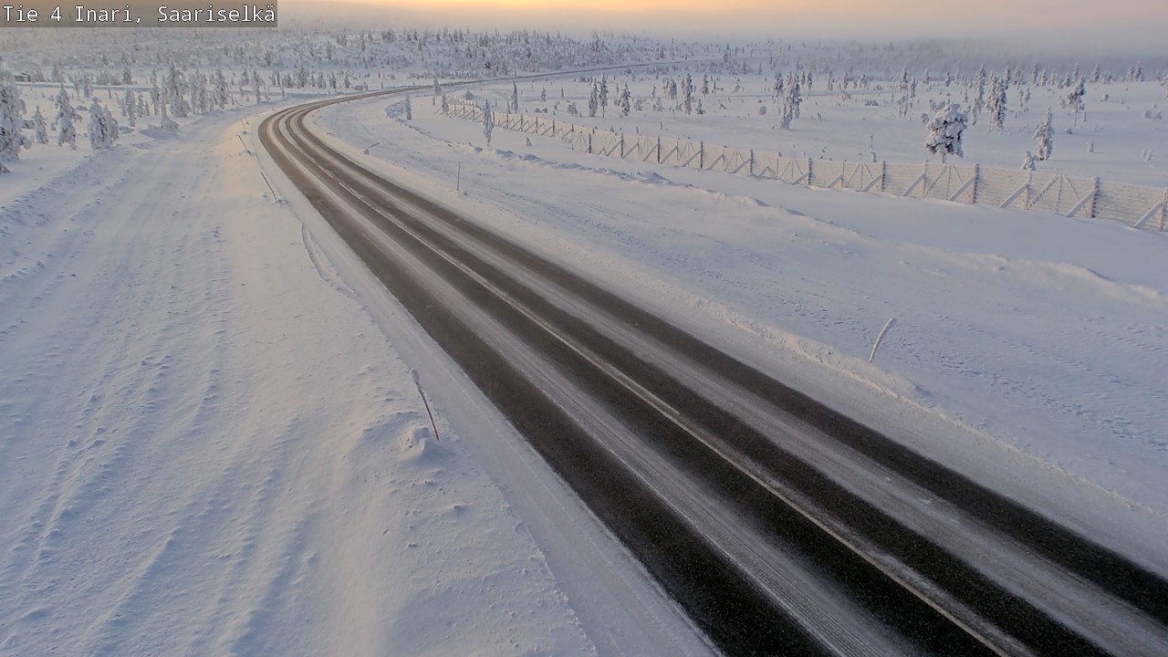 Kelikamerat Kuva Tie 4 Inari, Saariselkä, Kaunispää, Inari, Lappi