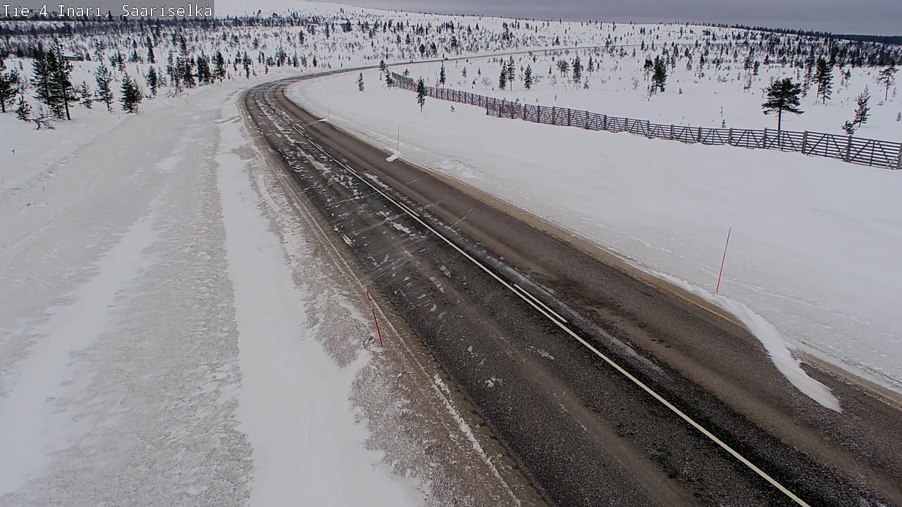 Kelikamerat Kuva Tie 4 Inari, Saariselkä, Kaunispää, Inari, Lappi