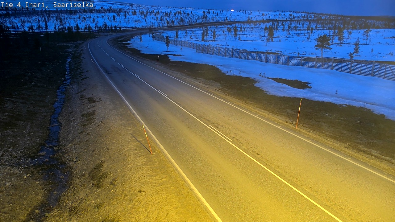 Kelikamerat Kuva Tie 4 Inari, Saariselkä, Kaunispää, Inari, Lappi