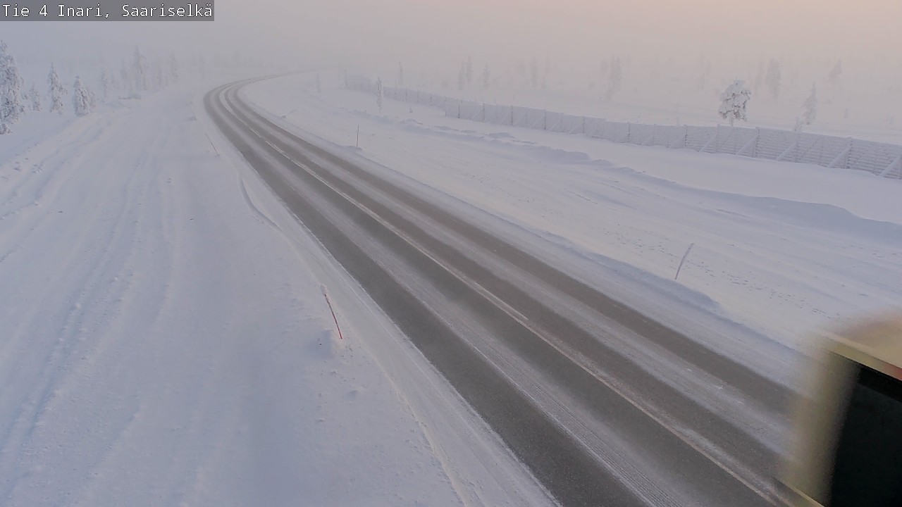Kelikamerat Kuva Tie 4 Inari, Saariselkä, Kaunispää, Inari, Lappi