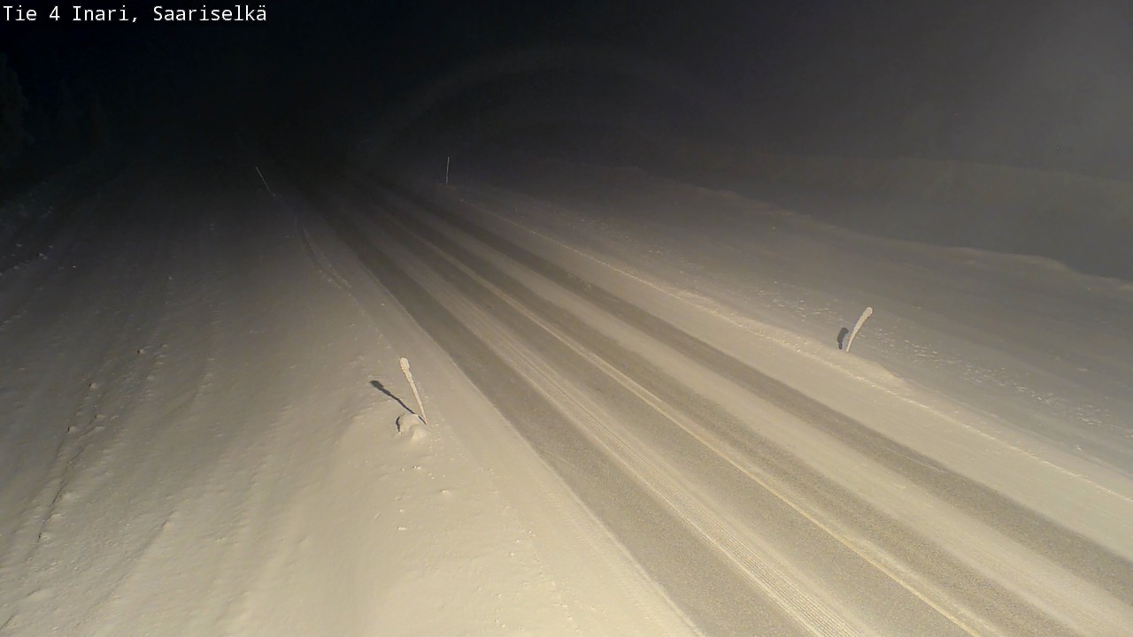 Kelikamerat Kuva Tie 4 Inari, Saariselkä, Kaunispää, Inari, Lappi