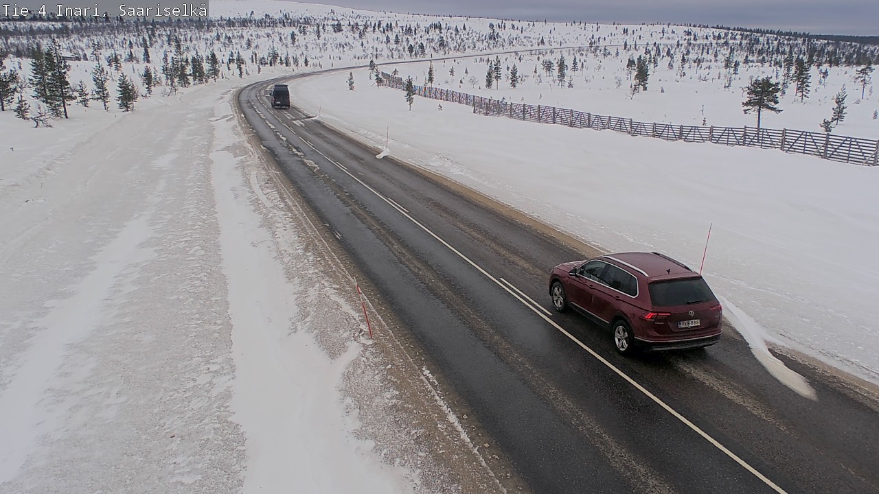 Kelikamerat Kuva Tie 4 Inari, Saariselkä, Kaunispää, Inari, Lappi