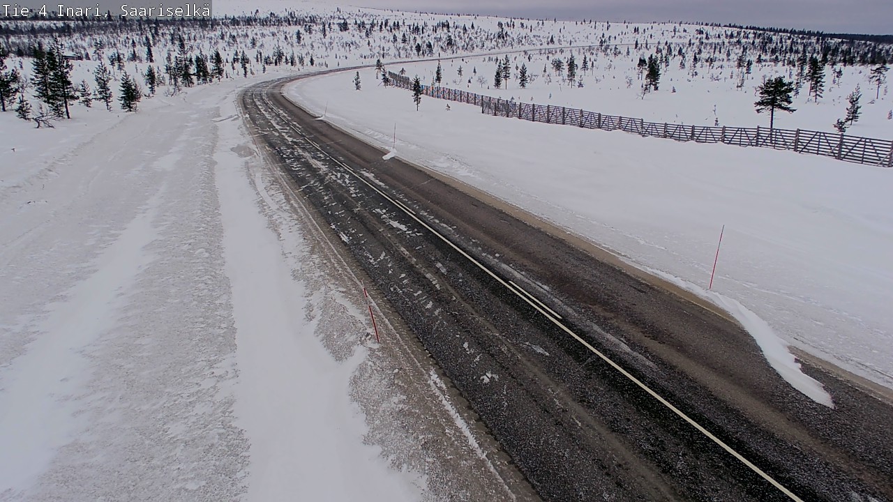 Kelikamerat Kuva Tie 4 Inari, Saariselkä, Kaunispää, Inari, Lappi