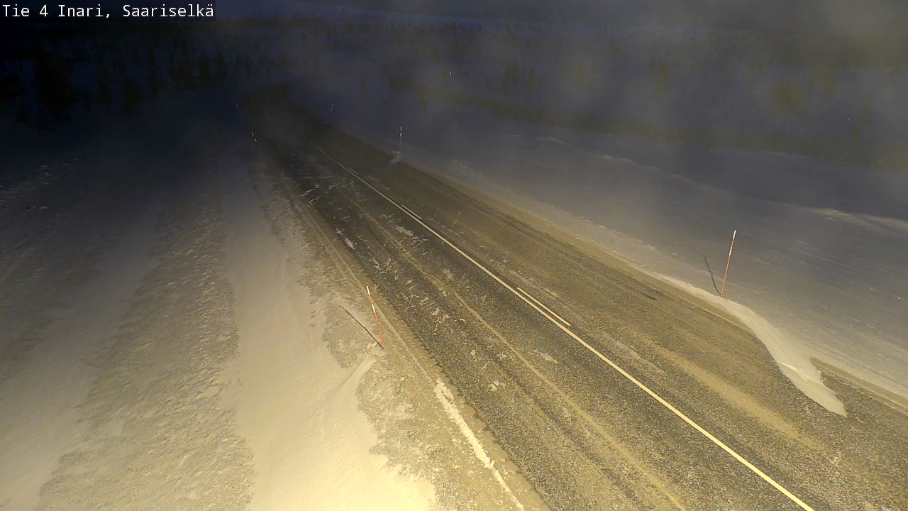 Kelikamerat Kuva Tie 4 Inari, Saariselkä, Kaunispää, Inari, Lappi