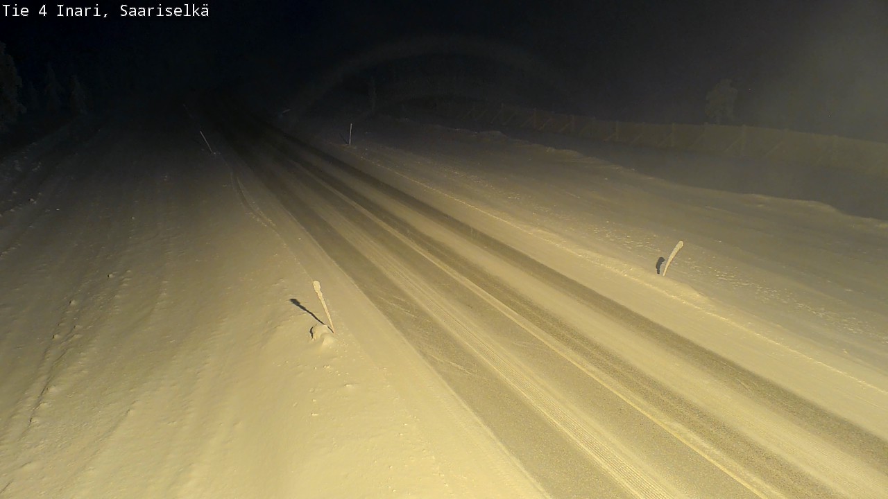 Kelikamerat Kuva Tie 4 Inari, Saariselkä, Kaunispää, Inari, Lappi