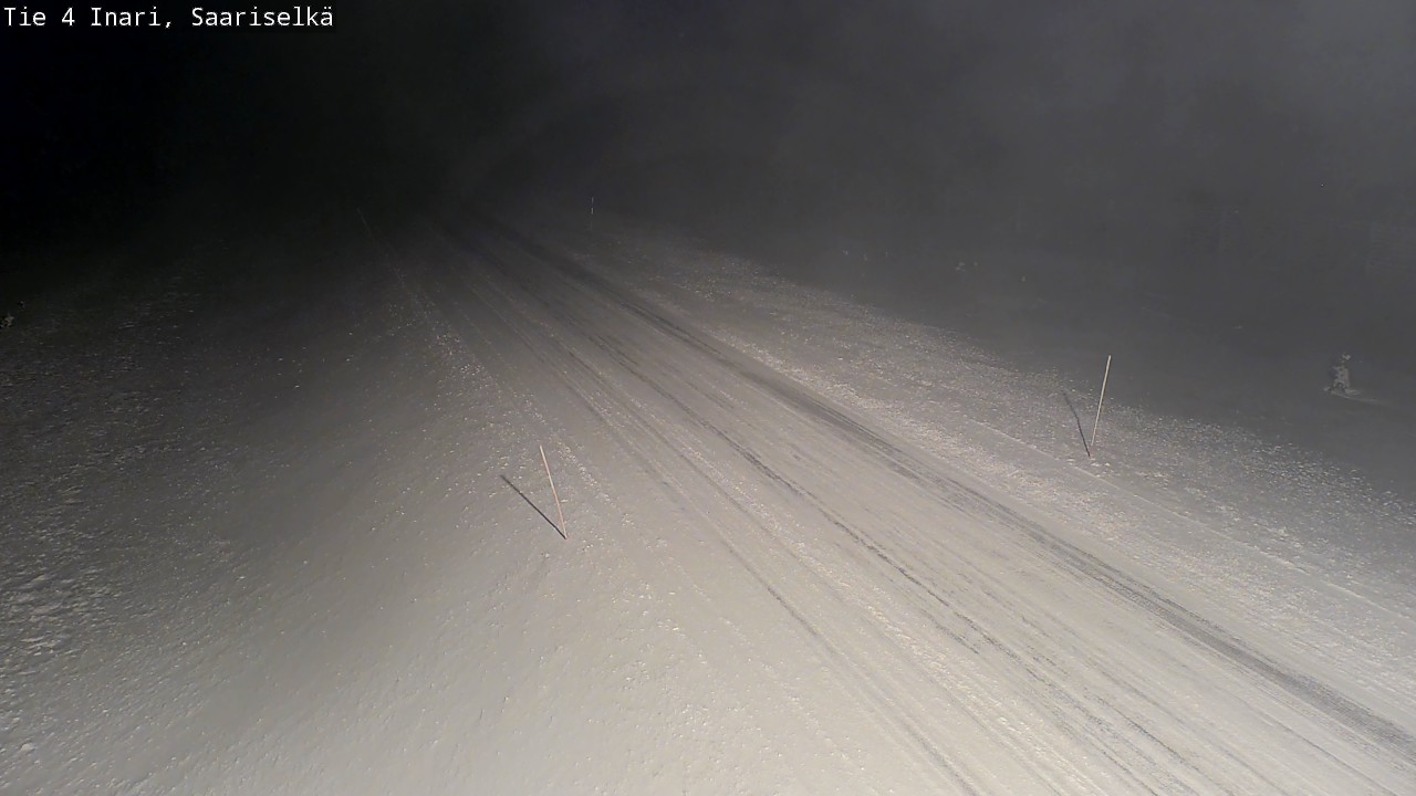 Weather Camera Image Väg 4 Enare, Saariselkä, Kaunispää, Inari, Lappi