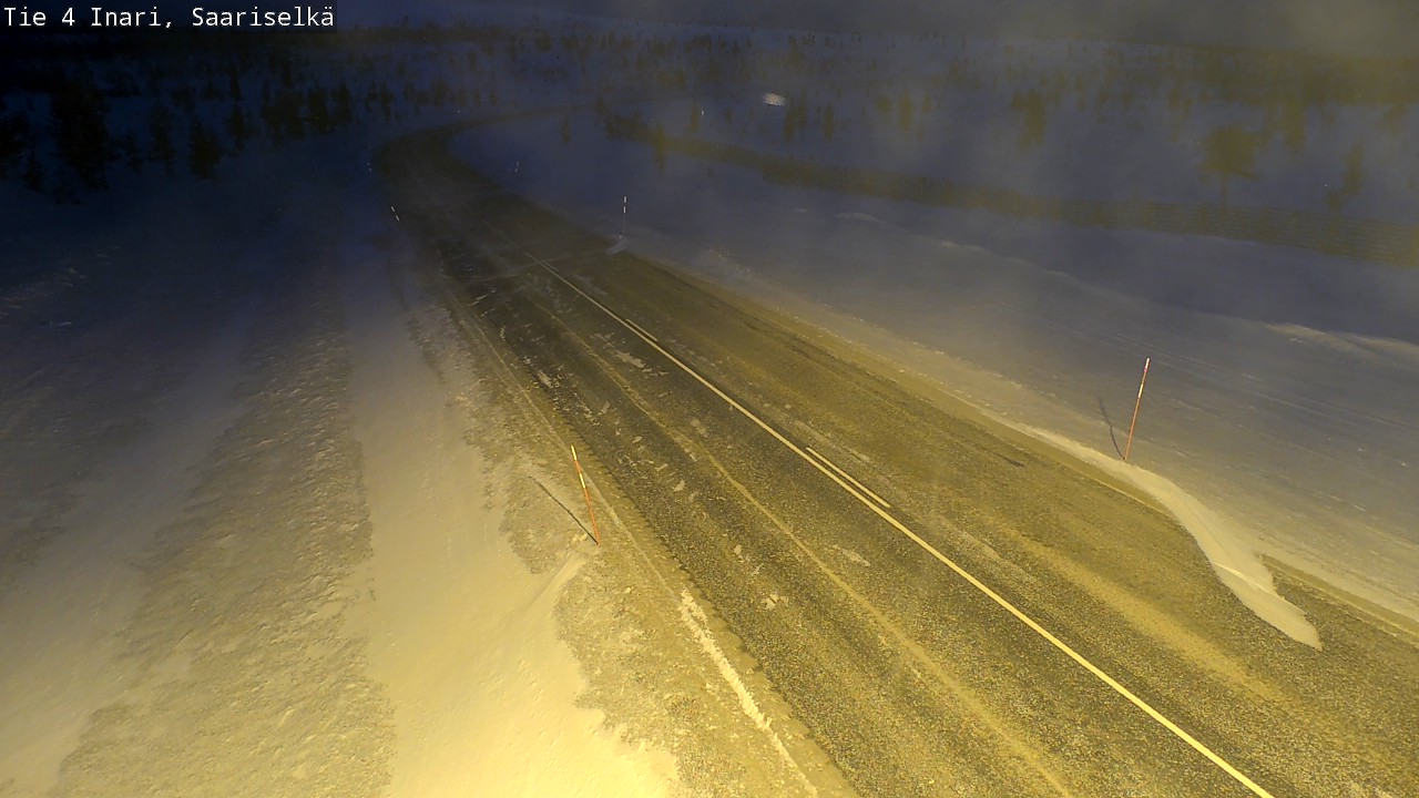 Kelikamerat Kuva Tie 4 Inari, Saariselkä, Kaunispää, Inari, Lappi