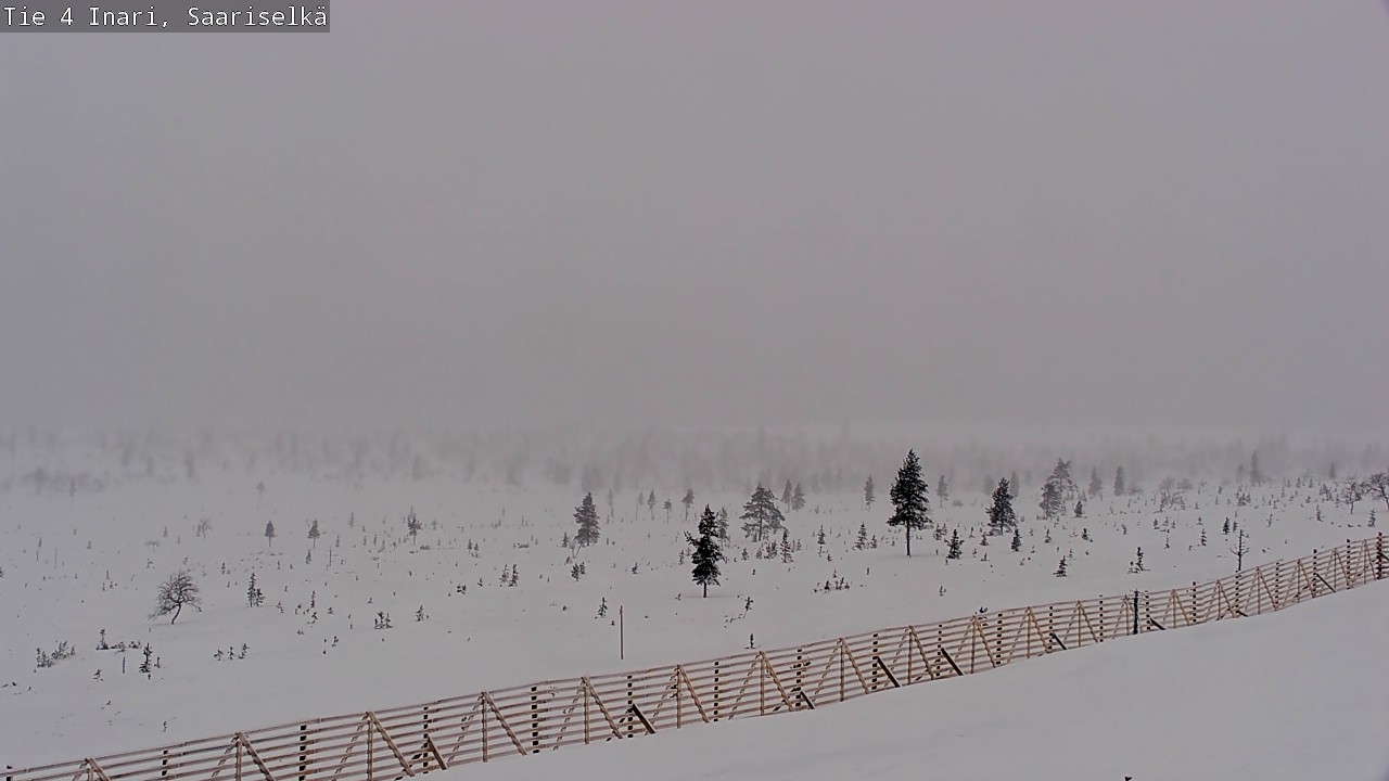 Kelikamerat Kuva Tie 4 Inari, Saariselkä, Kaunispää, Inari, Lappi