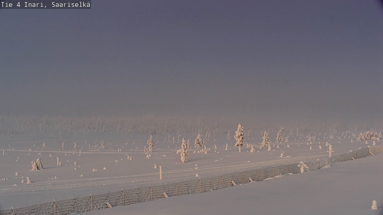 Kelikamerat Kuva Tie 4 Inari, Saariselkä, Kaunispää, Inari, Lappi