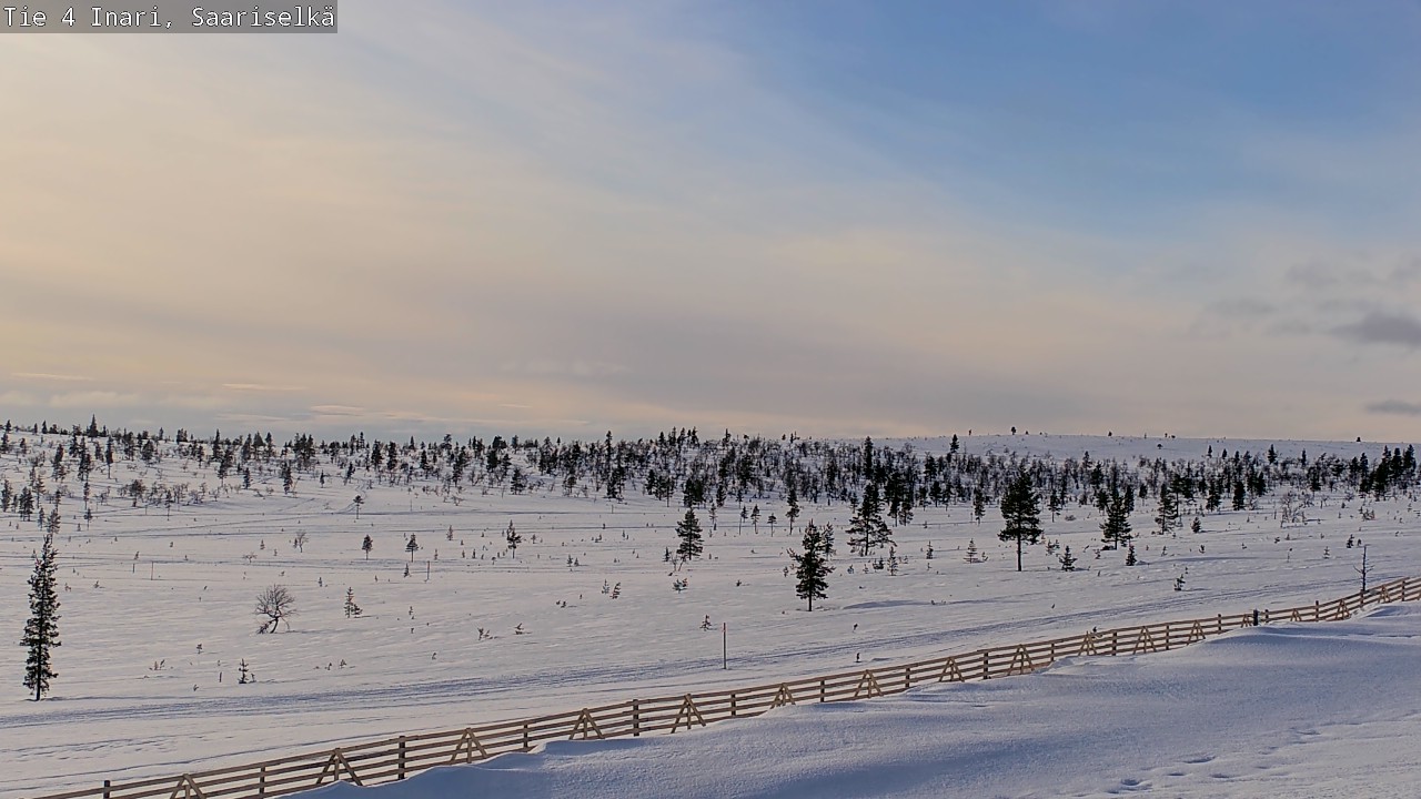 Kelikamerat Kuva Tie 4 Inari, Saariselkä, Kaunispää, Inari, Lappi