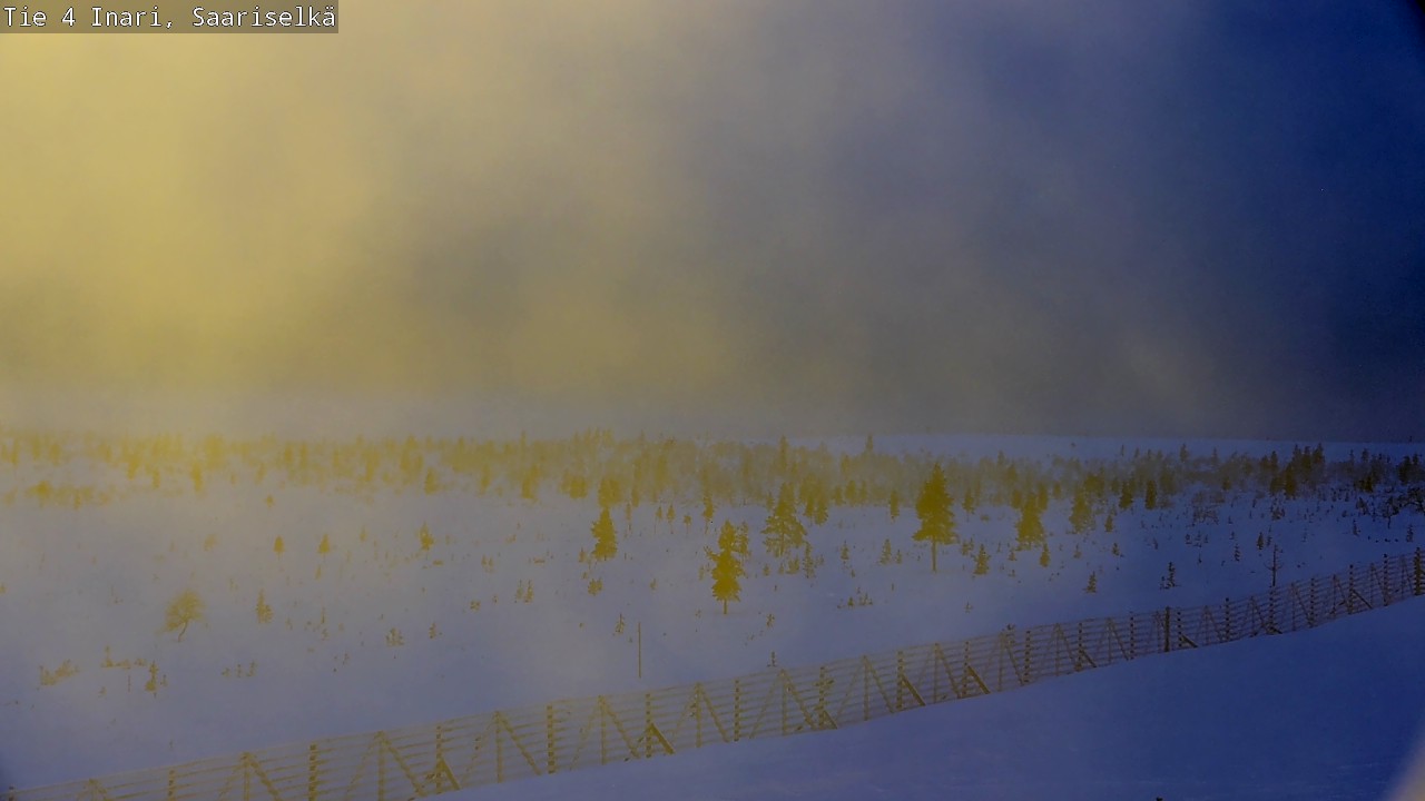 Kelikamerat Kuva Tie 4 Inari, Saariselkä, Kaunispää, Inari, Lappi