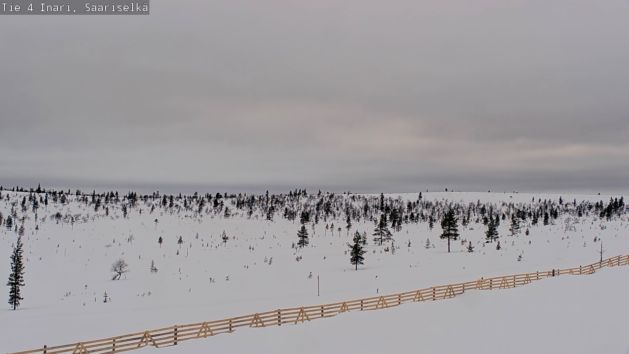 Kelikamerat Kuva Tie 4 Inari, Saariselkä, Kaunispää, Inari, Lappi