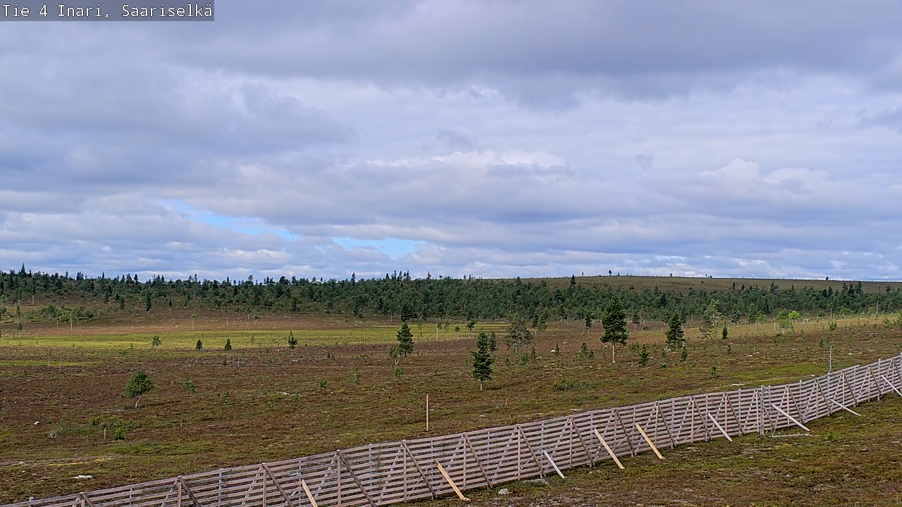 Weather Camera Image Road 4 Inari, Saariselkä, Kaunispää, Inari, Lappi