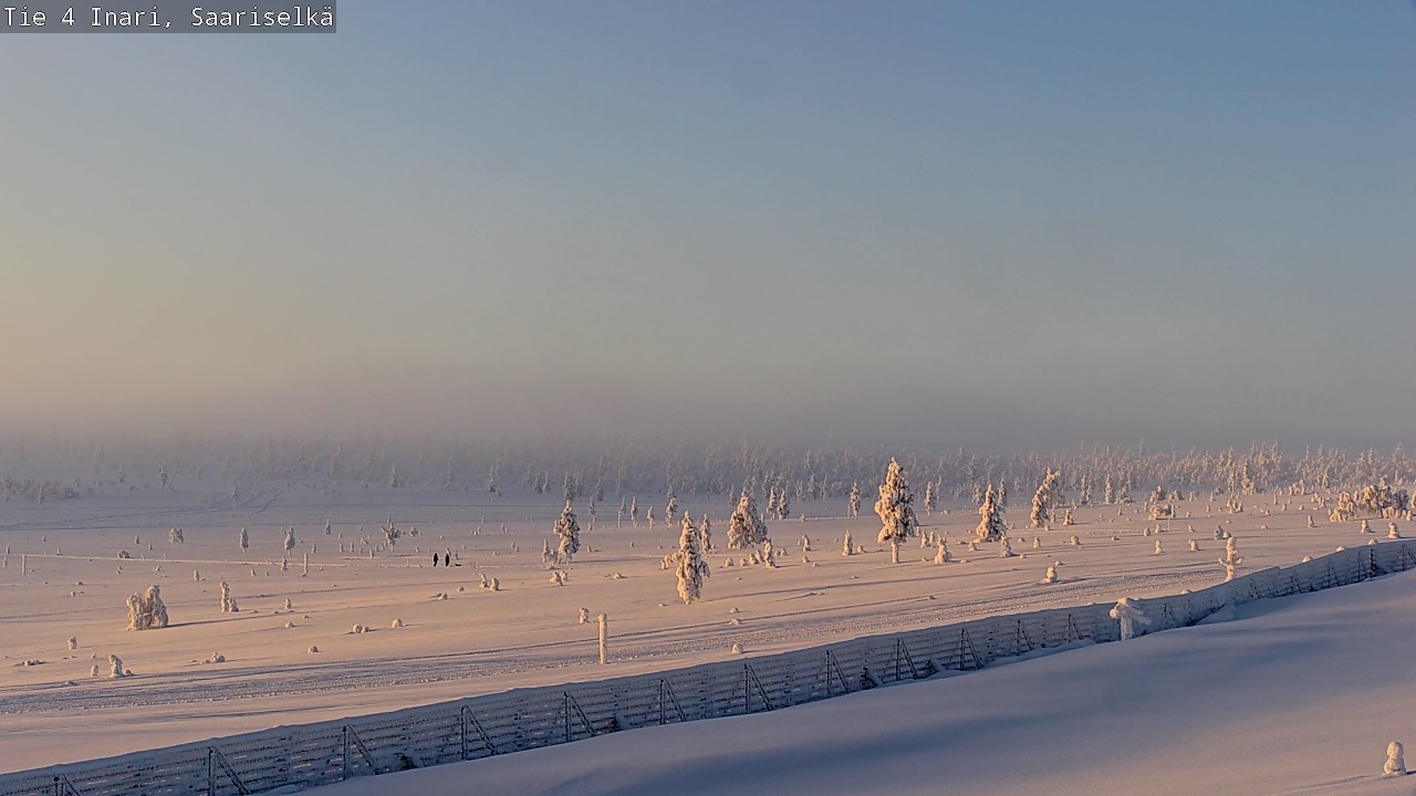 Kelikamerat Kuva Tie 4 Inari, Saariselkä, Kaunispää, Inari, Lappi