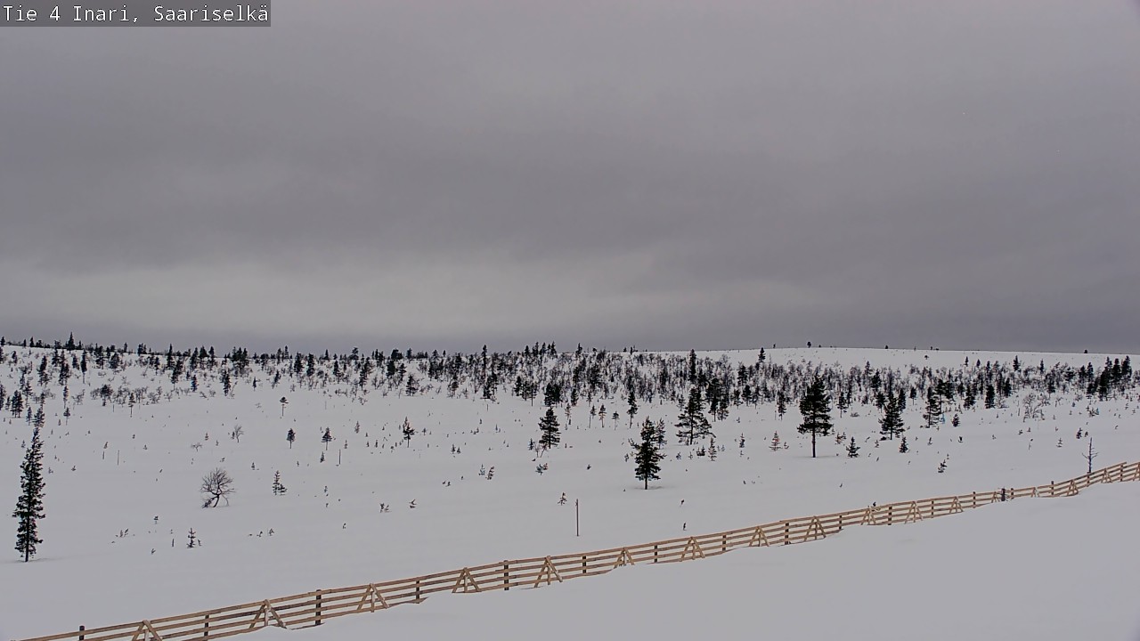 Kelikamerat Kuva Tie 4 Inari, Saariselkä, Kaunispää, Inari, Lappi