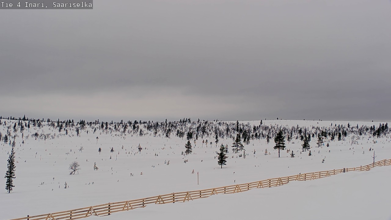 Kelikamerat Kuva Tie 4 Inari, Saariselkä, Kaunispää, Inari, Lappi