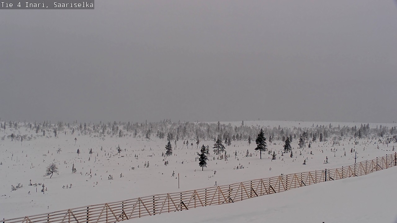 Kelikamerat Kuva Tie 4 Inari, Saariselkä, Kaunispää, Inari, Lappi