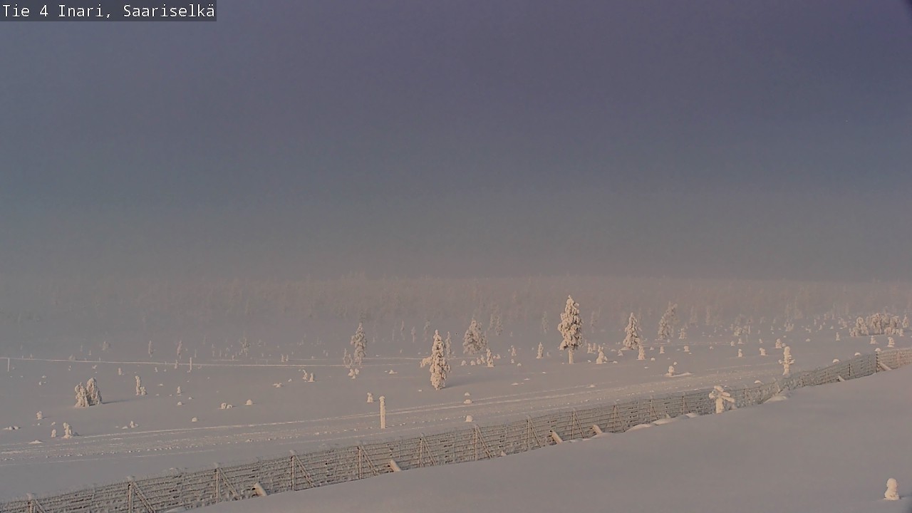 Kelikamerat Kuva Tie 4 Inari, Saariselkä, Kaunispää, Inari, Lappi