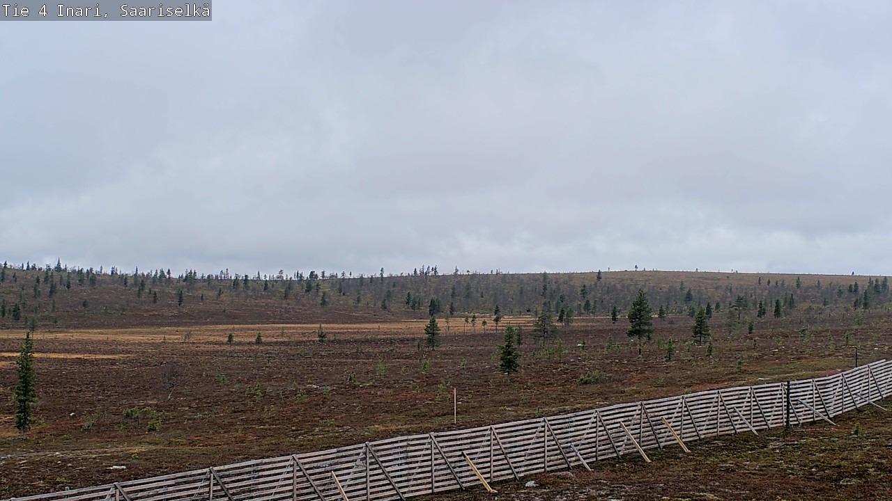 Weather Camera Image Road 4 Inari, Saariselkä, Kaunispää, Inari, Lappi