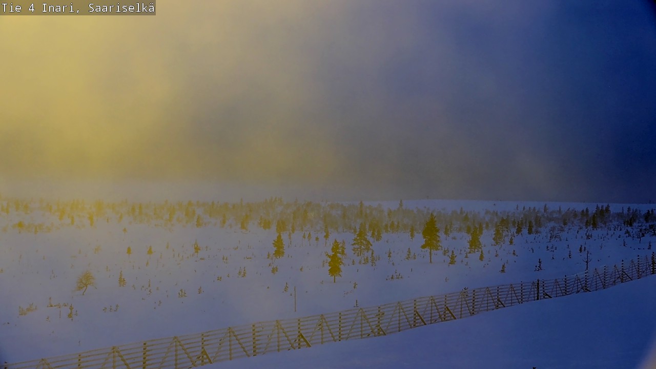 Kelikamerat Kuva Tie 4 Inari, Saariselkä, Kaunispää, Inari, Lappi