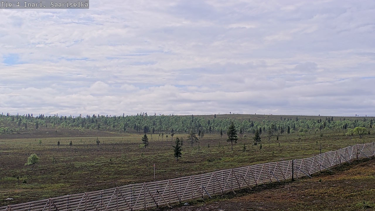 Kelikamerat Kuva Tie 4 Inari, Saariselkä, Kaunispää, Inari, Lappi
