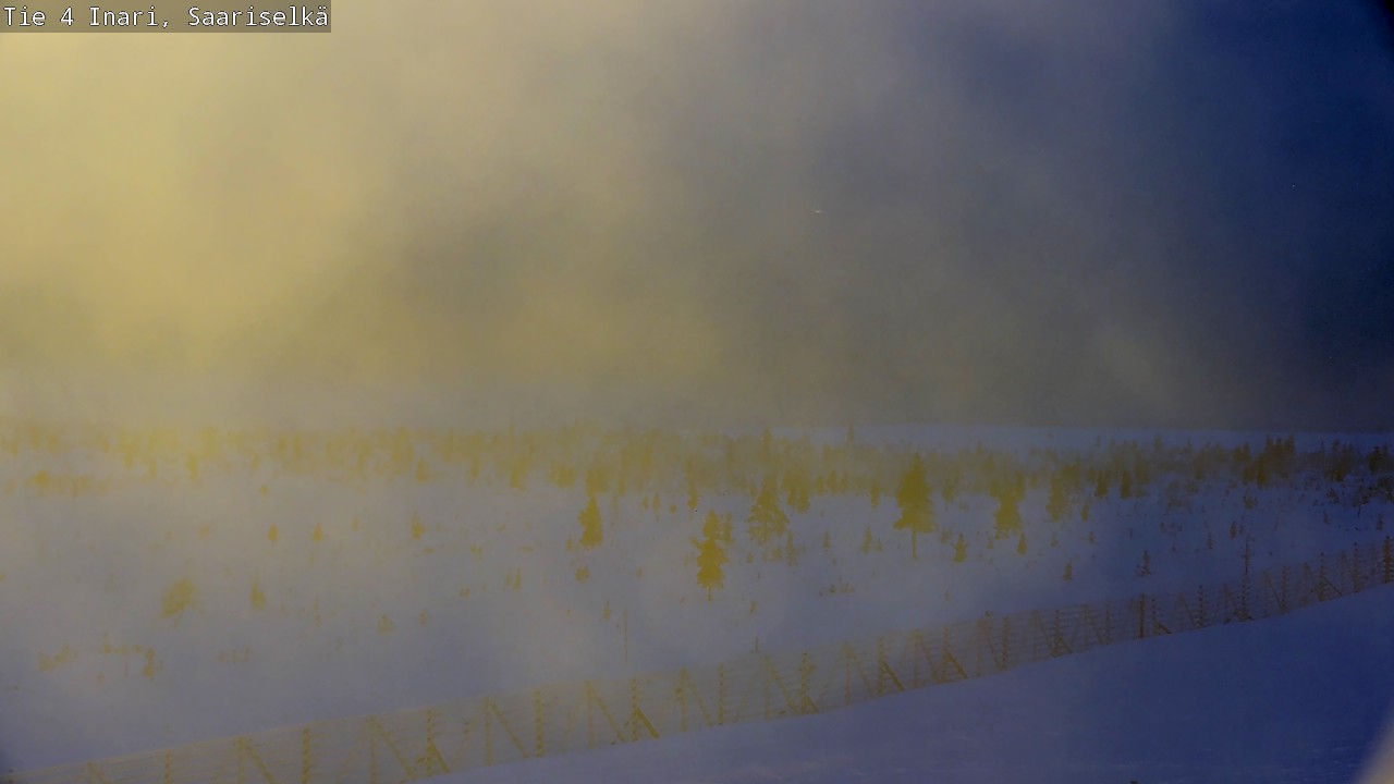 Kelikamerat Kuva Tie 4 Inari, Saariselkä, Kaunispää, Inari, Lappi