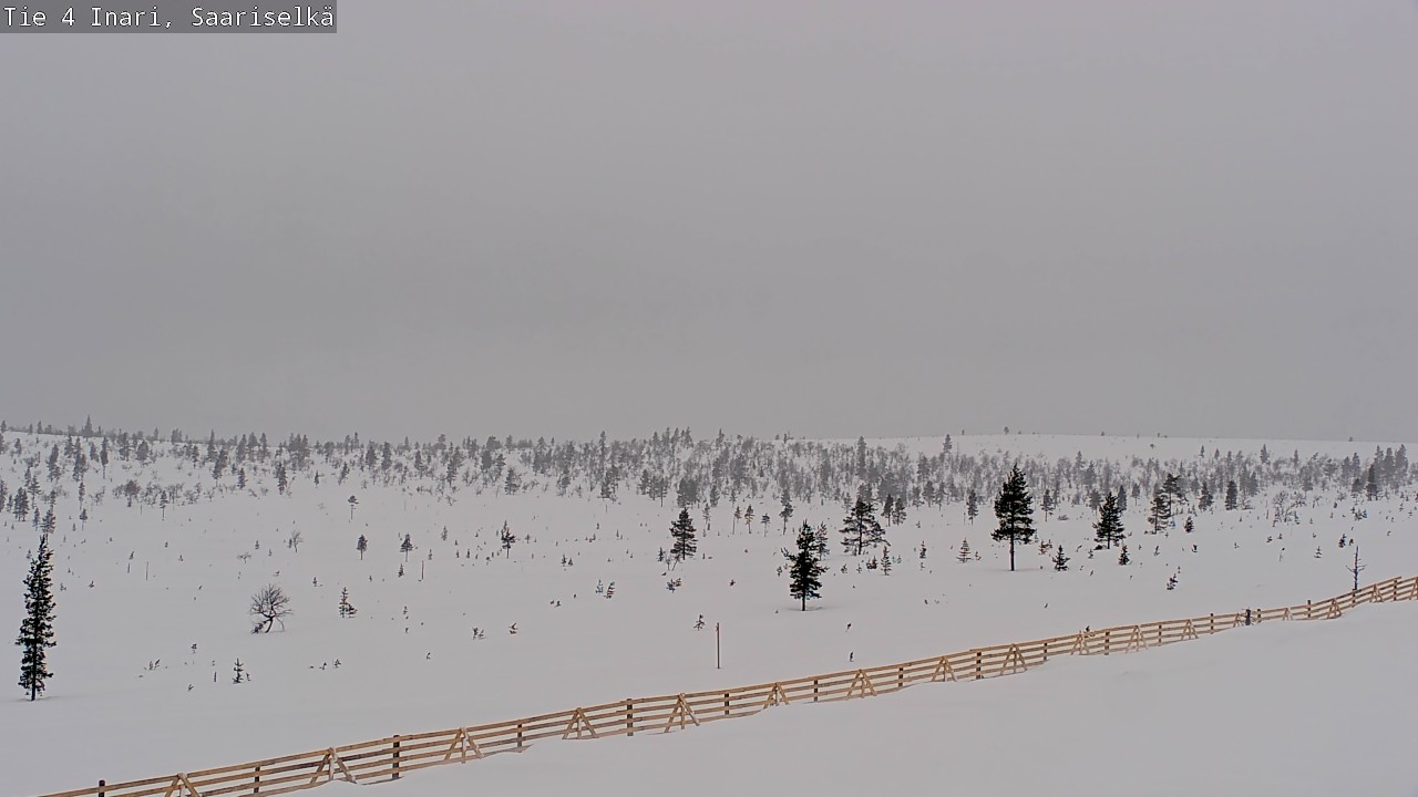 Kelikamerat Kuva Tie 4 Inari, Saariselkä, Kaunispää, Inari, Lappi