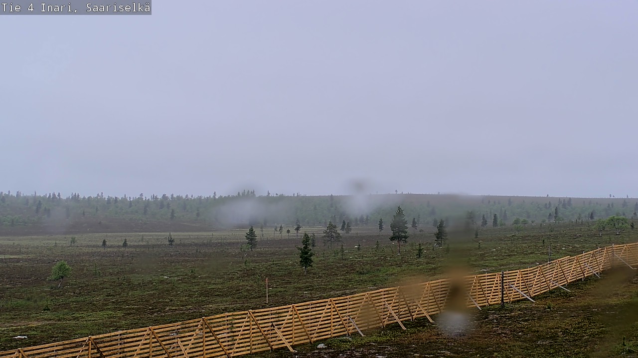 Weather Camera Image Road 4 Inari, Saariselkä, Kaunispää, Inari, Lappi