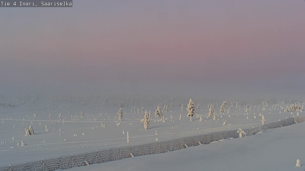 Kelikamerat Kuva Tie 4 Inari, Saariselkä, Kaunispää, Inari, Lappi