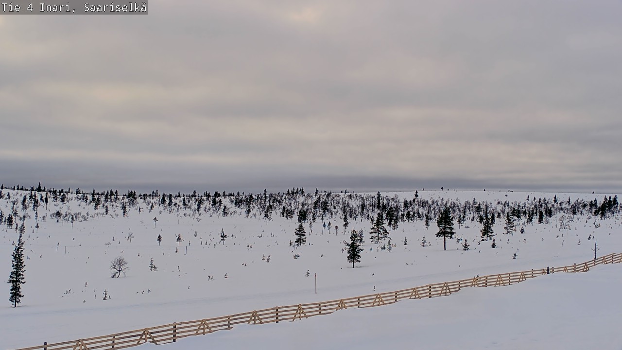 Kelikamerat Kuva Tie 4 Inari, Saariselkä, Kaunispää, Inari, Lappi
