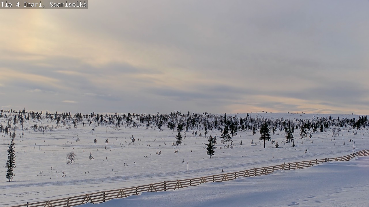 Kelikamerat Kuva Tie 4 Inari, Saariselkä, Kaunispää, Inari, Lappi