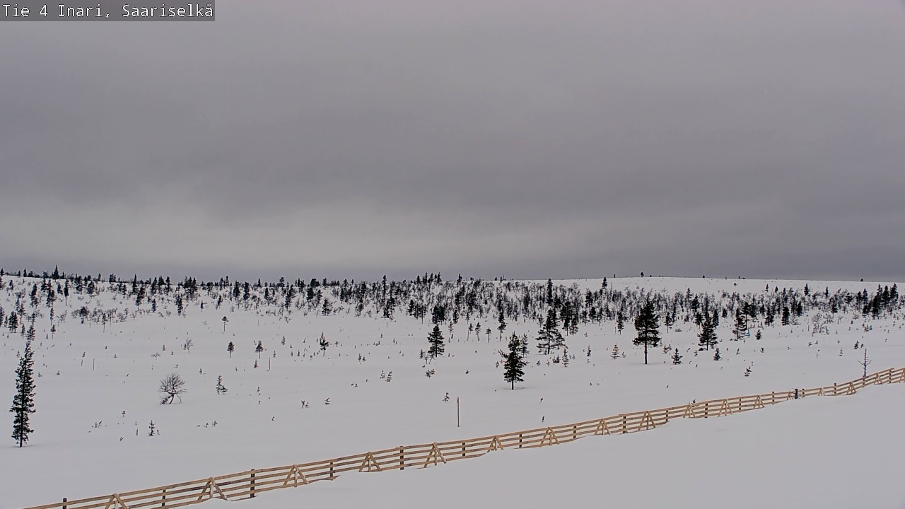 Kelikamerat Kuva Tie 4 Inari, Saariselkä, Kaunispää, Inari, Lappi