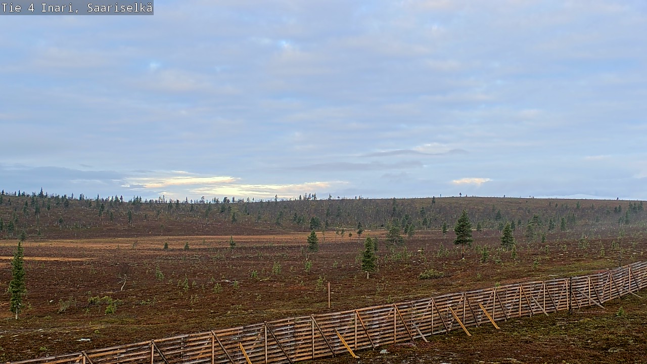 Weather Camera Image Väg 4 Enare, Saariselkä, Kaunispää, Inari, Lappi