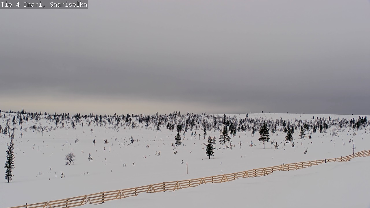Kelikamerat Kuva Tie 4 Inari, Saariselkä, Kaunispää, Inari, Lappi