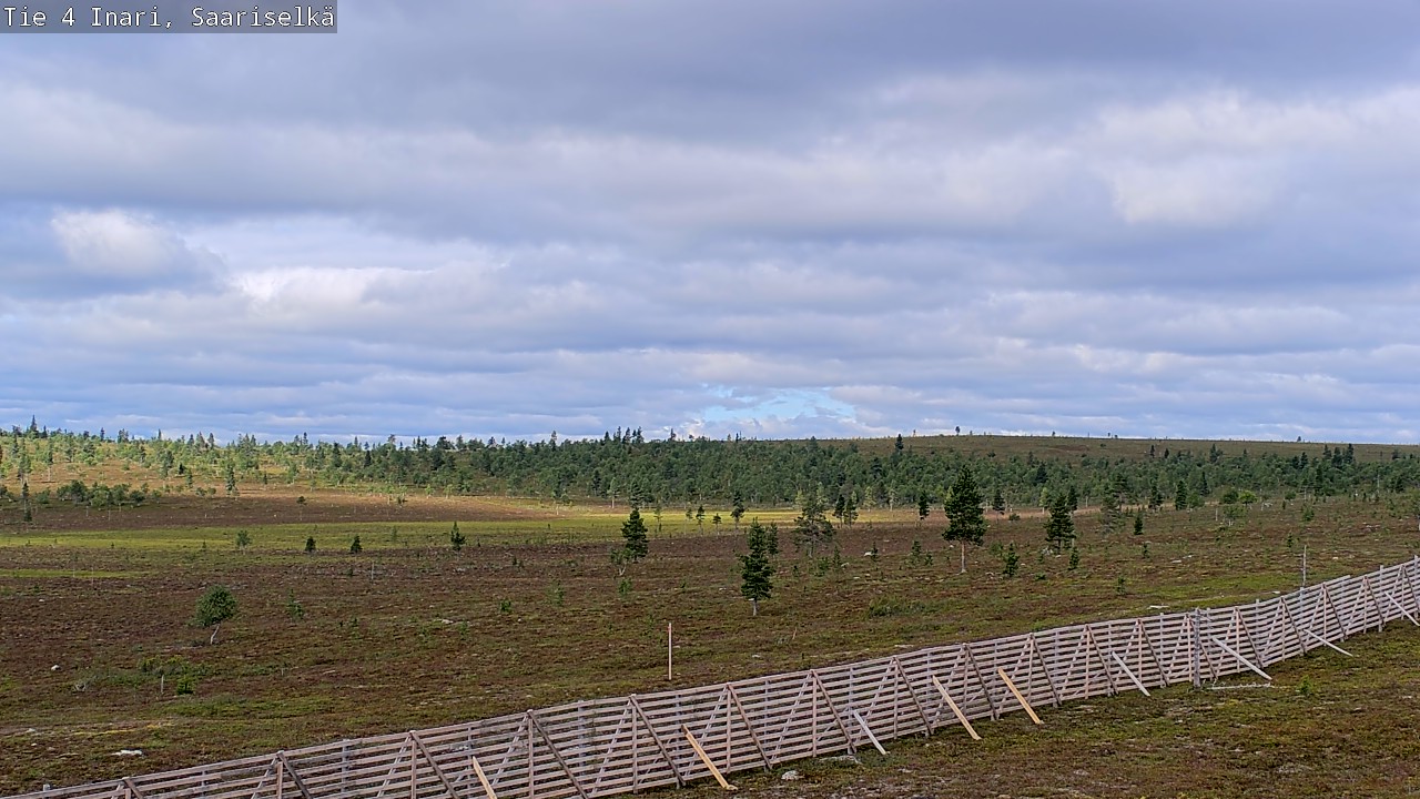 Weather Camera Image Road 4 Inari, Saariselkä, Kaunispää, Inari, Lappi