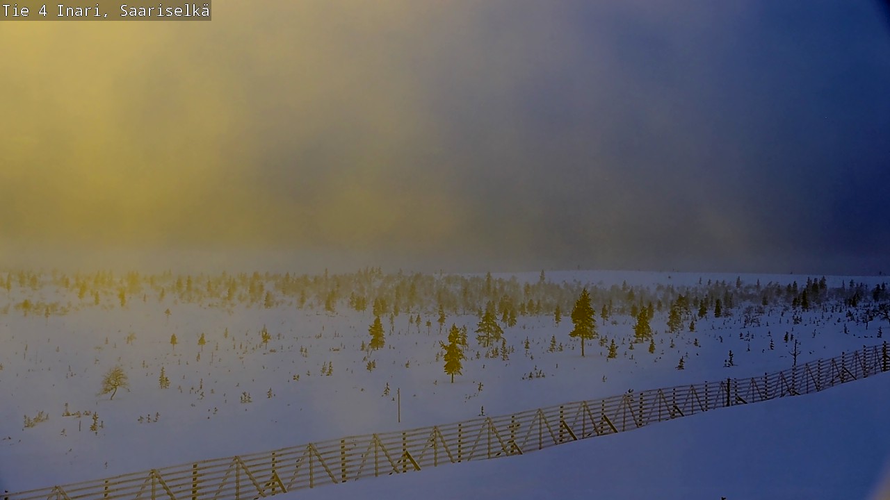 Kelikamerat Kuva Tie 4 Inari, Saariselkä, Kaunispää, Inari, Lappi