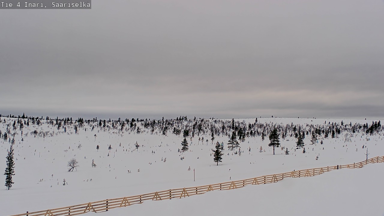 Kelikamerat Kuva Tie 4 Inari, Saariselkä, Kaunispää, Inari, Lappi