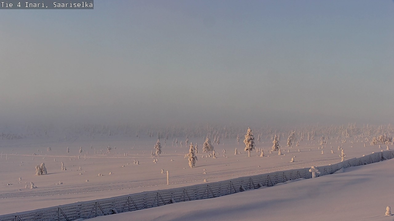 Kelikamerat Kuva Tie 4 Inari, Saariselkä, Kaunispää, Inari, Lappi